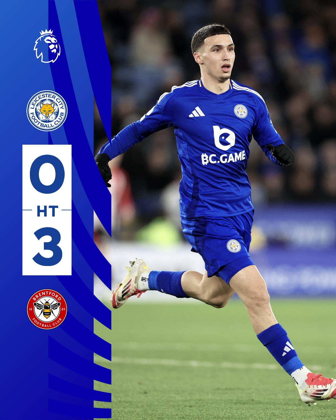  半場0-3！萊斯特若不進(jìn)球輸球，將主場6連敗0進(jìn)球創(chuàng)歷史最糟戰(zhàn)績