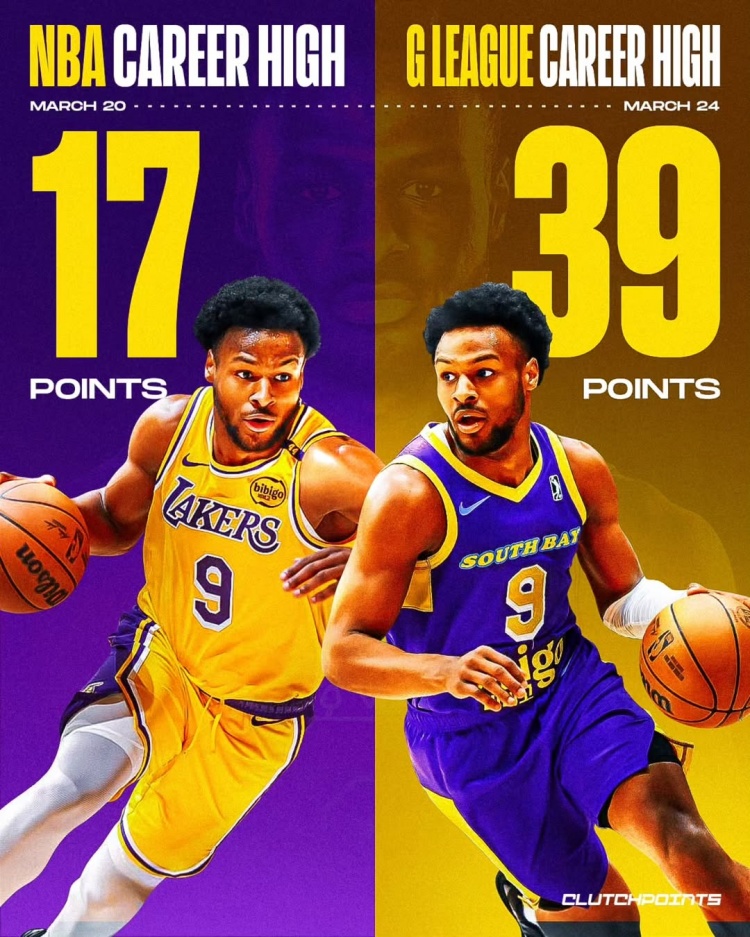  在進步！布朗尼一周內(nèi)先后創(chuàng)下個人NBA和G聯(lián)盟單場得分新紀錄