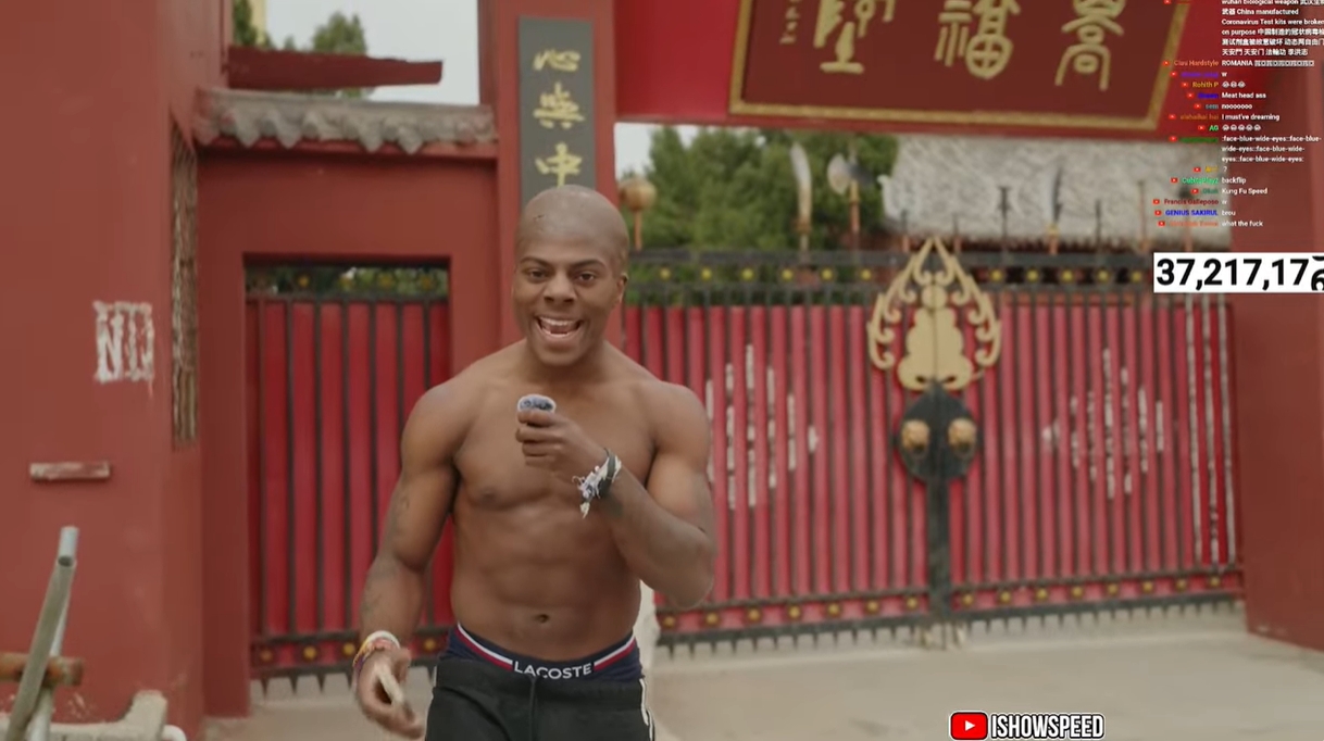  光頭造型！Speed中國(guó)行來到鄭州少林寺，上香拜佛學(xué)功夫