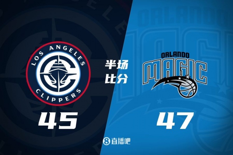  防守大戰(zhàn)！魔術16-5結束上半場47-45快船 班凱羅16分祖巴茨13+10
